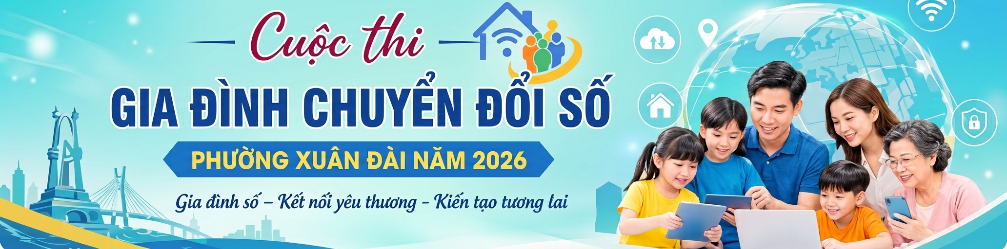 Phường Xuân Đài phát động Cuộc thi ảnh “Gia đình chuyển đổi số” năm 2026