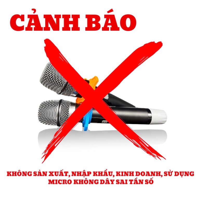 Tuyên truyền nội dung “không sản xuất, nhập khẩu, kinh doanh, sử dụng micro không dây không đúng quy định"