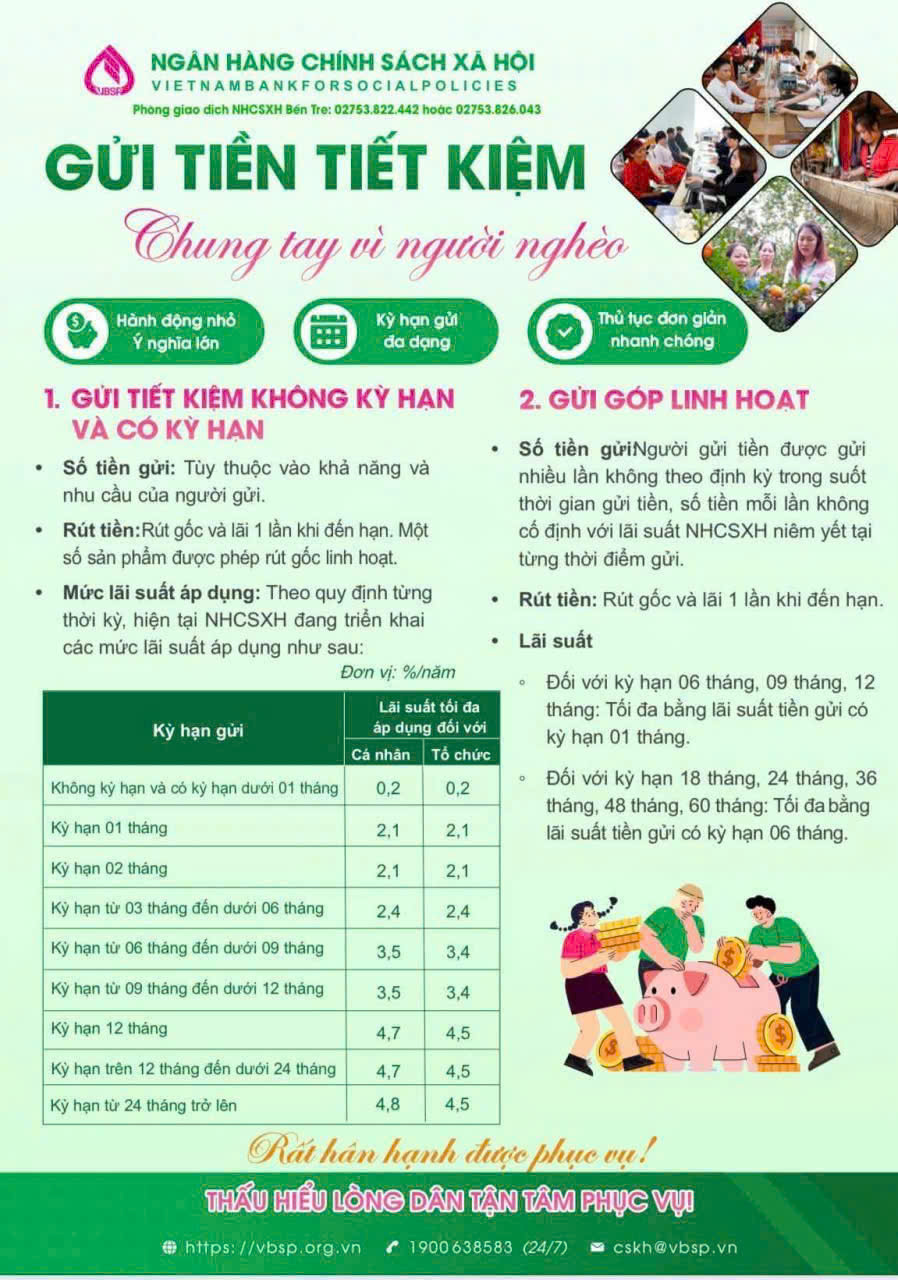 Gửi tiền tiết kiệm – lan tỏa giá trị nhân văn